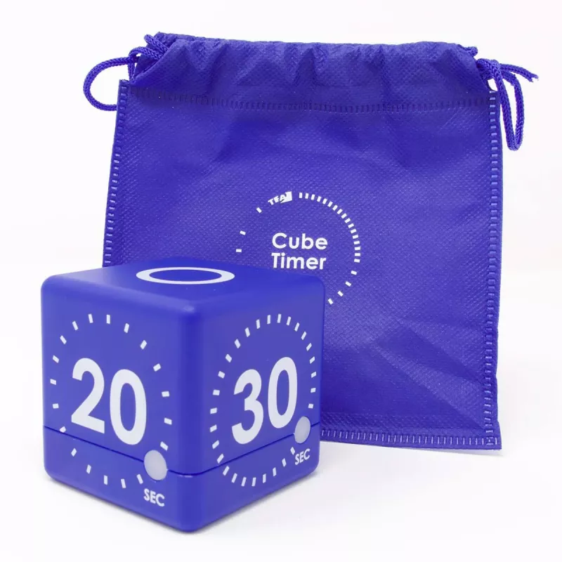 TFA Dostmann Timer CUBE skaitmeninis kubinis laikmatis, mėlynas 38.2036.06