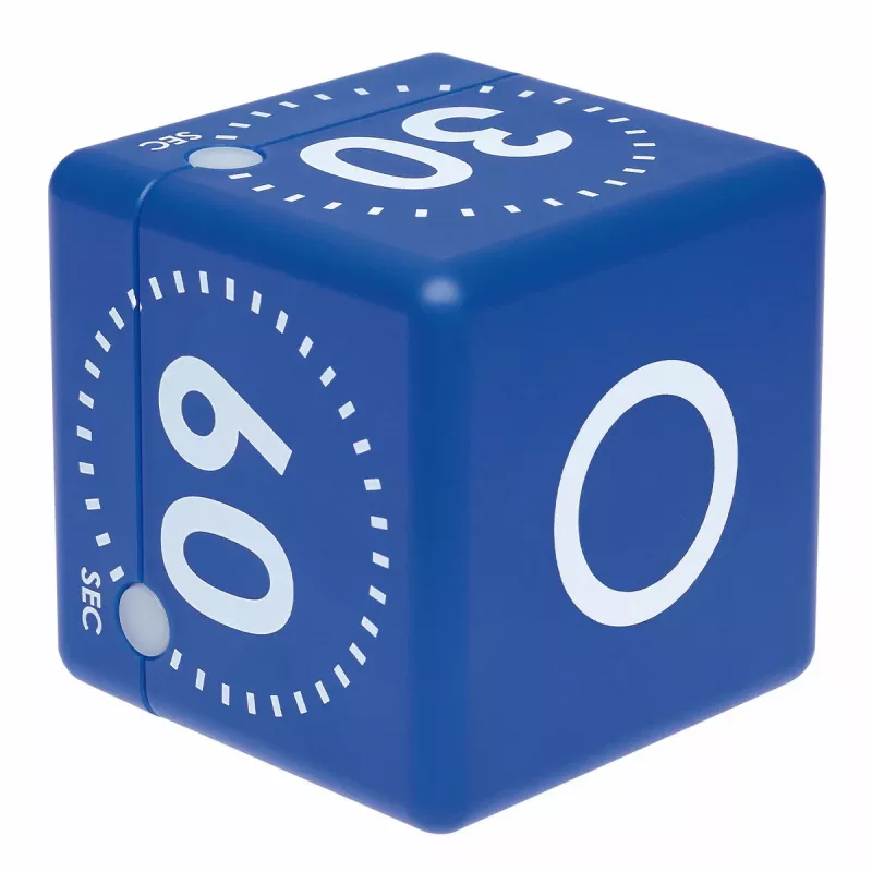TFA Dostmann Timer CUBE skaitmeninis kubinis laikmatis, mėlynas 38.2036.06