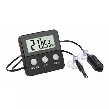 TFA TERRACHECK termo-higrometras, juodas (30.5044.01)