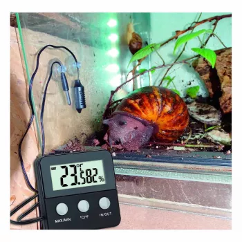TFA TERRACHECK termo-higrometras, juodas (30.5044.01)