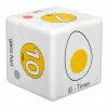 TFA Dostmann Cube Timer skaitmeninis virtuvės laikmatis, baltas/geltonas, atgalinė ir tiesioginė laiko atskaita, 99 min 59 sek., LCD, garsinis signalas, 2x AAA komplekte 38.2041.07