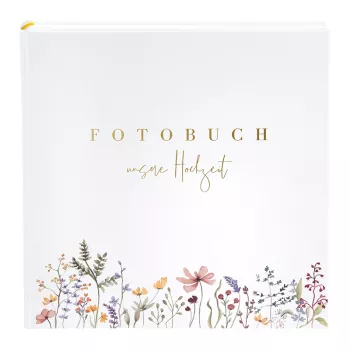Goldbuch Blütenliebe 30x31 vestuvinis fotoalbumas, 60 baltų puslapių, gėlių viršelis 08 044