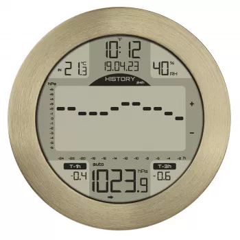 TFA Dostmann METEOMAR Jūrinė meteorologinė stotis 35.1124.53 - skaitmeninė, potvynių indikatorius, mėnulio fazės, radijo bangomis valdomas laikrodis, palaiko iki 3 lauko jutiklių