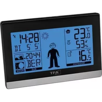 TFA Dostmann Weather Boy belaidė meteorologijos stotis, juoda 35.010832