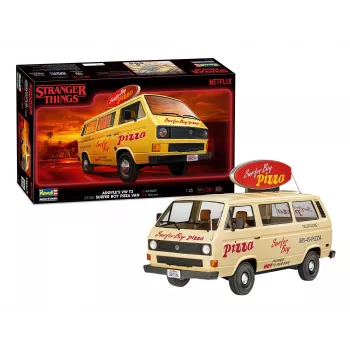 Revell Stranger Things VW T3 Bus Surfer Boy 1:24 plastikinis modelio rinkinys 07725