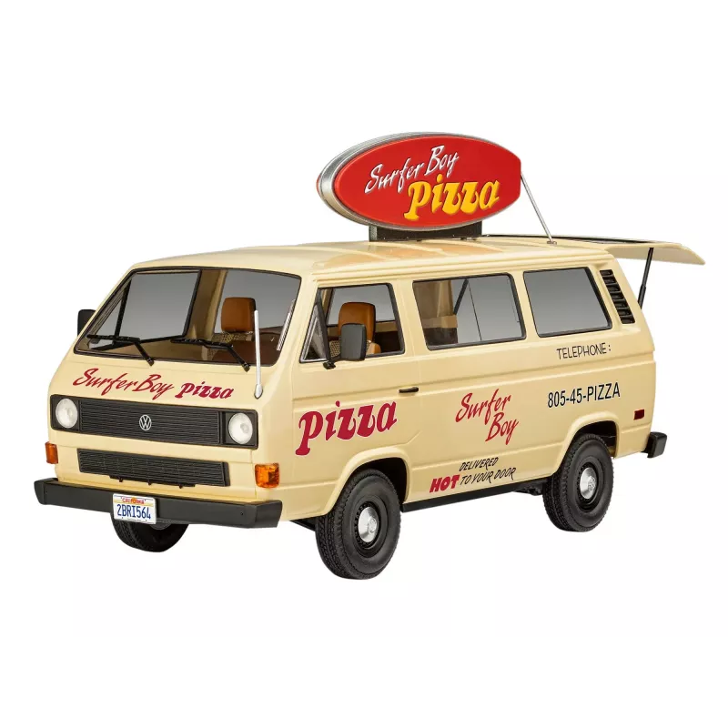 Revell Stranger Things VW T3 Bus Surfer Boy 1:24 plastikinis modelio rinkinys 07725