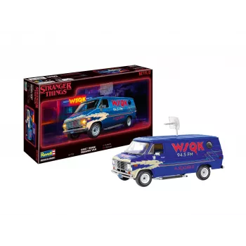 Revell 07732 Squawk Van: Stranger Things, 1:25 plastikinis surenkamas modelis, 75 detalės