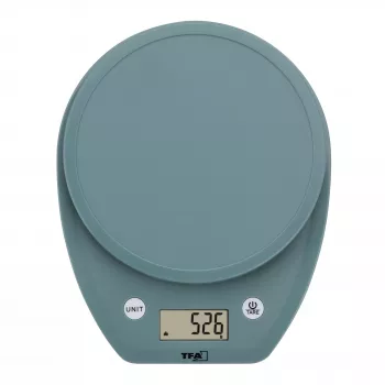 TFA Dostmann MOCHI skaitmeninės virtuvinės svarstyklės 5 kg turkio spalvos 50.2007.20