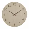 TFA Dostmann 60.3072.01 kvarcinis sieninis laikrodis 298 mm, šviesaus medžio