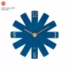 TFA Dostmann 60.3020.06 Midnight Blue tylaus judesio sieninis laikrodis 400mm
