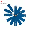 TFA Dostmann 60.3020.06 Midnight Blue tylaus judesio sieninis laikrodis 400mm