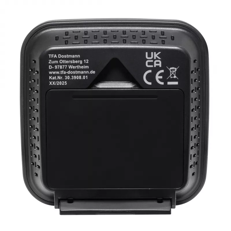 TFA Dostmann 30.3908.01 ID-A0 patalpų belaidis termo-drėgmės jutiklis, 868 MHz, temperatūra -10 iki +60°C, drėgmė 1-99% RH