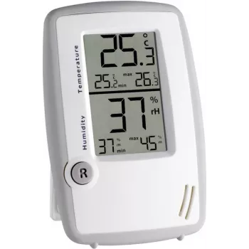 TFA Dostmann Thermo-Higrometras 30.5015 – patalpų temperatūros ir drėgmės stebėjimo prietaisas su komforto zonos indikatoriumi