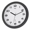 TFA Dostmann 60.3554.10 radijo valdomas sieninis laikrodis 320 mm, antracito spalvos, tyli eiga