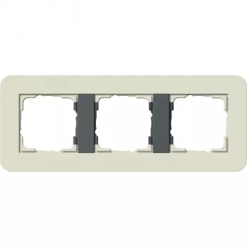 Gira System 55 rėmelis 3 vietų smėlio/antracito 0213427