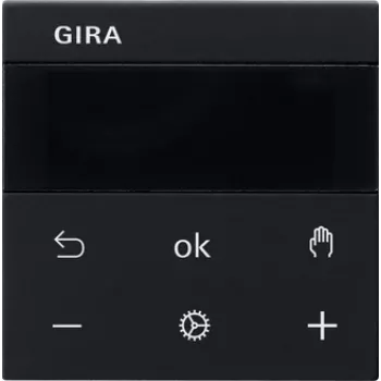 Gira RTR BT System juodas patalpų temperatūros reguliatorius 5394005