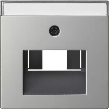 Gira System 55 dengiamoji plokštė UAE/IAE ir tinklo lizdams, nerūdijantis plienas, šepetėlio apdaila 0284600