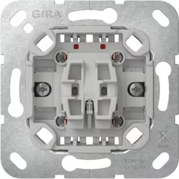 GIRA 310900 dvipolis perjungiklio įdėklas, 10 A, 250 V, įleidžiamas