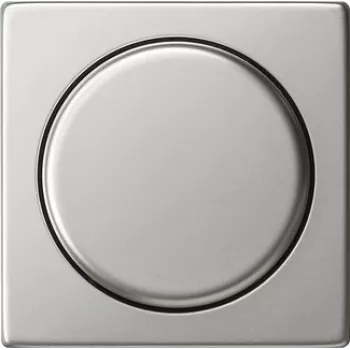 Gira System 55 dangtelis su sukamuoju reguliatoriumi dimmeriui ir potenciometrui, nerūdijantis plienas 0650600