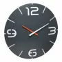 TFA Dostmann Design radijo bangomis valdomas sieninis laikrodis Contour, juodas/baltas (60.3536.10)