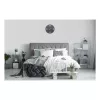 TFA Dostmann Design radijo bangomis valdomas sieninis laikrodis Contour, juodas/baltas (60.3536.10)