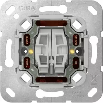 GIRA 384500 serijinis jungiklio įdėklas, įleidžiamas, 10 AX, 250 V, varžtiniai gnybtai