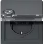 GIRA 446767 SCHUKO kištukinis lizdas su raktu, skirtingi raktai, 16 A, 250 V, įleidžiamas, termoplastikas