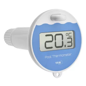TFA Dostmann 30.3238.06 belaidis baseino jutiklis, 868 MHz, plūduriuojantis vandens temperatūros jutiklis baseino termometrams ir orų stotims