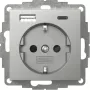 Gira SCHUKO lizdas su USB įkrovikliu Type A/C 2459600