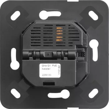 Gira PoE maitinimo šaltinis G1, 15,4 W, DIN bėgiui, 100-240 V AC į 48-57 V DC, IEEE 802.3af 223000