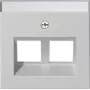 Gira System 55 dangtelis 2 moduliniams lizdams, 30° kampu, pilkas 2640015