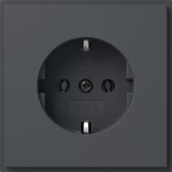Gira TX_44 SCHUKO kištukinis lizdas, antracito spalvos 418867