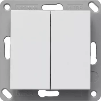 Gira Bluetooth sieninis siųstuvas 2 kanalų Pure White Matt 246203