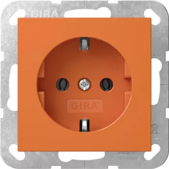 Gira SCHUKO lizdas System 55 oranžinis 4455109