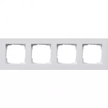 Gira rėmelis 4 vietų Pure White Glossy 0214295