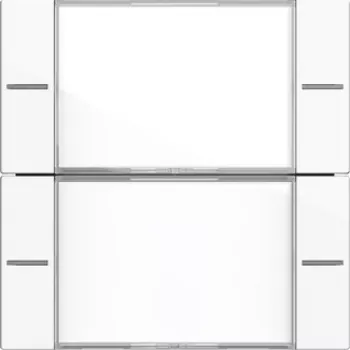 Gira 577203 dvigubas rokerio rinkinys Tastsensor 4, grynai balta blizgi
