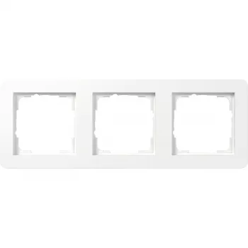 Gira E2 rėmelis 3 vietų Pure White Matt (0213151)