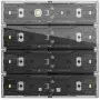 Gira Tastsens.4.70 Komfort 4f OneKNX 534400 KNX jutiklinis skydelis su 4 talpiaisiais mygtukais ir spalvotu ekranu