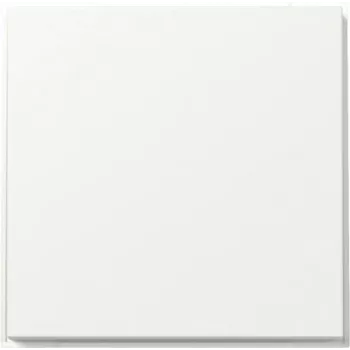 Gira TX44 svirtinio jungiklio dangtelis, tiesus, Pure White Silk Matte 349666