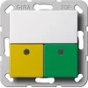 GIRA 291503 Gydymo patalpos avarinio iškvietimo rinkinys System 55, gryna balta