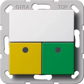 GIRA 291503 Gydymo patalpos avarinio iškvietimo rinkinys System 55, gryna balta
