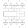 Siemens SIRIUS pagalbinis kontaktų blokas 4 NO kontaktai (3RH2911-2FA40)