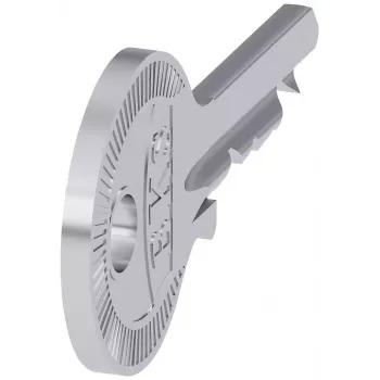Siemens SIRIUS ACT raktas rakinamiesiems jungikliams, užrakto numeris S1, metalinis, sidabrinis 3SU19500FD800AA0
