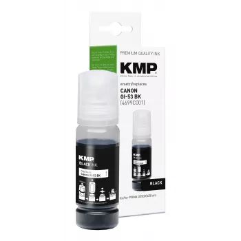 KMP PRINTTECHNIK rašalo papildymas Canon GI-53BK, juodas, 60 ml, suderinamas 1583,0001