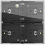 Gira Pushbutton Sensor 4.70 Comfort 2-gang One KNX 534200