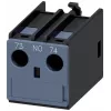 Siemens SIRIUS pagalbinis kontaktų blokas 1 NO, priekinio montavimo, 3RT2 kontaktoriams ir 3RH2 relėms, varžtiniai gnybtai, 690V izoliacija, 3RH2911-1AA10