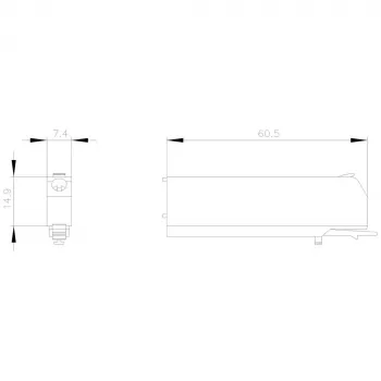 Siemens 3ZY1122-1BA00 gnybtų blokas, 6 vnt.