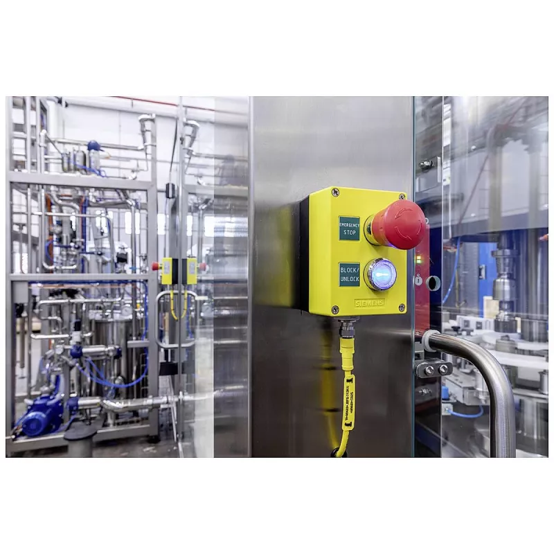 Siemens SIRIUS ACT 3SU18011AA001AA1 korpusas 4 padėčių selektoriui, 22 mm, juodas plastikas, IP66/IP67/IP69K, M20 kabelių įvadai