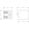 Siemens pagalbinis kontaktų blokas 3RH2911-1HA20, 2 NO, priekinis montavimas, varžtiniai gnybtai