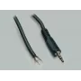 BKL Electronic 1101052 3,5 mm stereo jack kištukas, 3 polių, metalinis, lituojamas, 1 vnt.